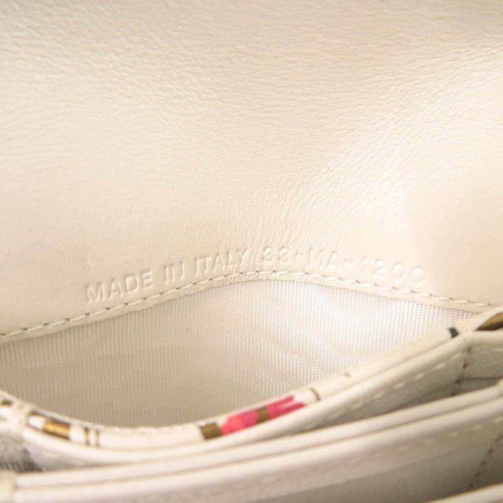 CHRISTIAN DIOR White Leather Shoulder Bag - Picture 8 of 8